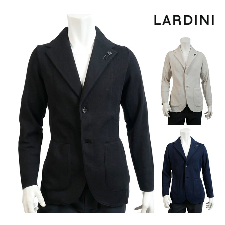 楽天市場】LARDINI ラルディーニ コットン シングル ニット ジャケット  