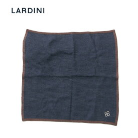 【10%OFFセール】LARDINI ラルディーニ チーフ ポケットチーフ 1058720114023 ネイビー 国内正規品