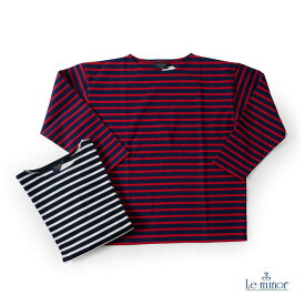 Le minor ルミノア メンズ BRETON ボーダー 長袖カットソー Tシャツ ロンT 14jlm0304 国内正規品