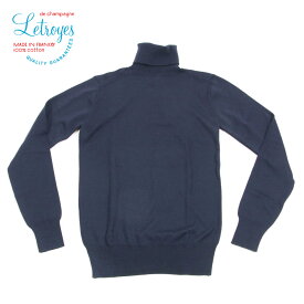 【50%OFFセール】Letroyes ルトロワ WILLIAM LAINE タートルネック ハイゲージ リブ ニット ネイビー LTW651-202 国内正規品