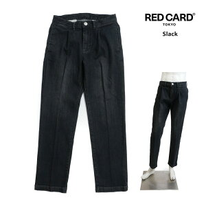 �y30%OFF�Z�[���zRED CARD Tokyo ���b�h�J�[�h �g�[�L���[ �����Y �X���b�N �f�j�� �u���b�N �e�[�p�[�h �p���c �����O�� �W�[���Y �W�[�p�� Slack 47m92601vbk Vintage Black 28 29 30 31 32 33 34