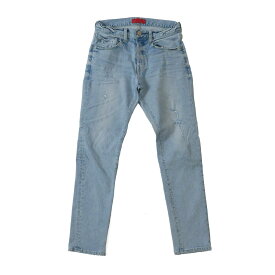 【20%OFFセール】RED CARD Tokyo レッドカード トーキョー メンズ Rhythm Kita-Vintage V Ripped Light リズム ビンテージライト スリムテーパード デニム パンツ ジーンズ ライトインディゴ 71786301vrl 国内正規品