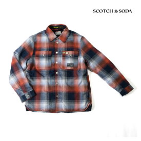 SCOTCH&SODA スコッチアンドソーダ メンズ シャツブルゾン ジャケット 282-81813 2023-24AW 国内正規品