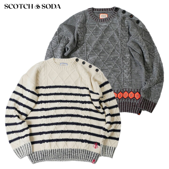 楽天市場】SCOTCH&SODA スコッチアンドソーダ メンズ セーター 長袖 