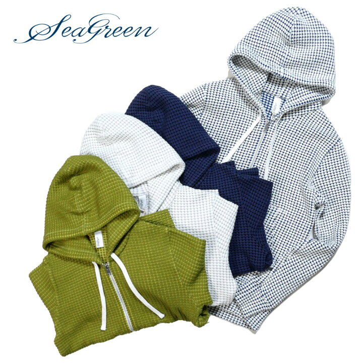 楽天市場】【30%OFFセール】Seagreen シーグリーン BIG WAFFLE HOODIE 