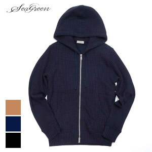�y30%OFF �Z�[���zSeagreen �V�[�O���[�� �����Y ONI WAFFLE HOODIE �I�j���b�t�� �W�b�v�A�b�v �p�[�J�[ �����r�b�O���b�t�� �R�b�g�� �}�X�^�[�h �l�C�r�[ �u���b�N msea22a0846-m �������K�i