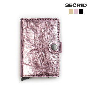 SECRID �Z�N���b�h SECRID �J�[�h�P�[�X mini crunch mcr �s���N �V���o�[ �S�[���h