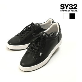 【30%OFFセール】SY32 by SWEET YEARS エスワイ32バイスウィートイヤーズ メンズ スニーカー ホワイト ブラック 14580 SY32 ORIGINAL ADAPT SNEAKER 国内正規品