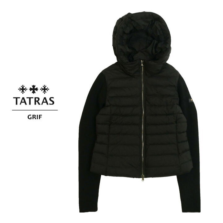 楽天市場】TATRAS タトラス レディース グリフ 袖切替 ブルゾン ダウン