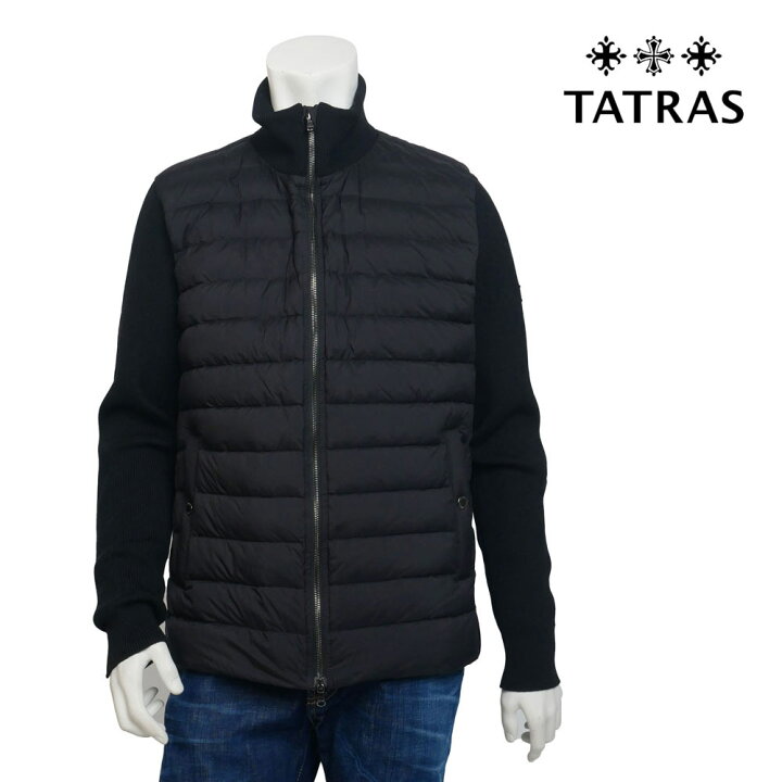 楽天市場】TATRAS タトラス ヘンダー 袖切替ブルゾン ダウンジャケット 