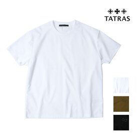 TATRAS タトラス メンズ エイオン 半袖 Tシャツ カットソー EION mtat24s8239-m 国内正規品 ホワイト カーキ ブラック 2024SS 春夏 ブランド