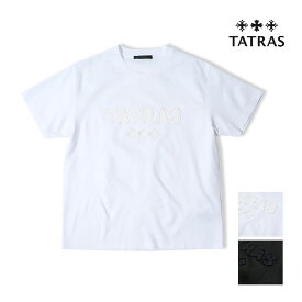 TATRAS タトラス メンズ タト 半袖 Tシャツ カットソー TATO mtat24s8262-m 国内正規品 ホワイト ブラック 2024SS 春夏 ブランド