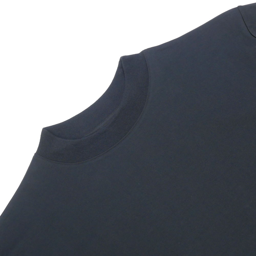 THREE DOTS スリードッツ Tシャツ 2枚組 半袖 カットソー クルーネック モックネック PCT1001Y ホワイト ブラック 国内正規品  | un passo AVANTI