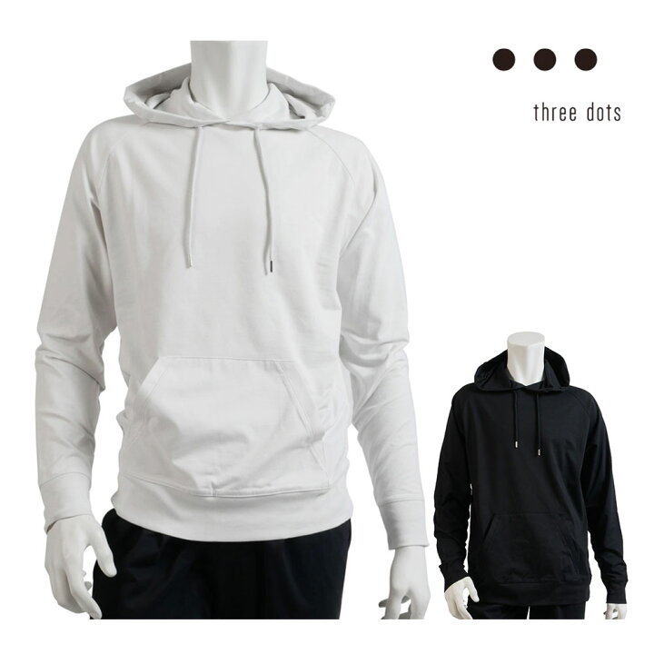 楽天市場】【10%OFFセール】THREE DOTS スリードッツ パーカー メンズ 