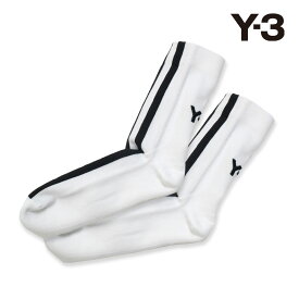 Y-3 ワイスリー ソックス ホワイト U Y-3 STRIPES SOCK white L iz3172