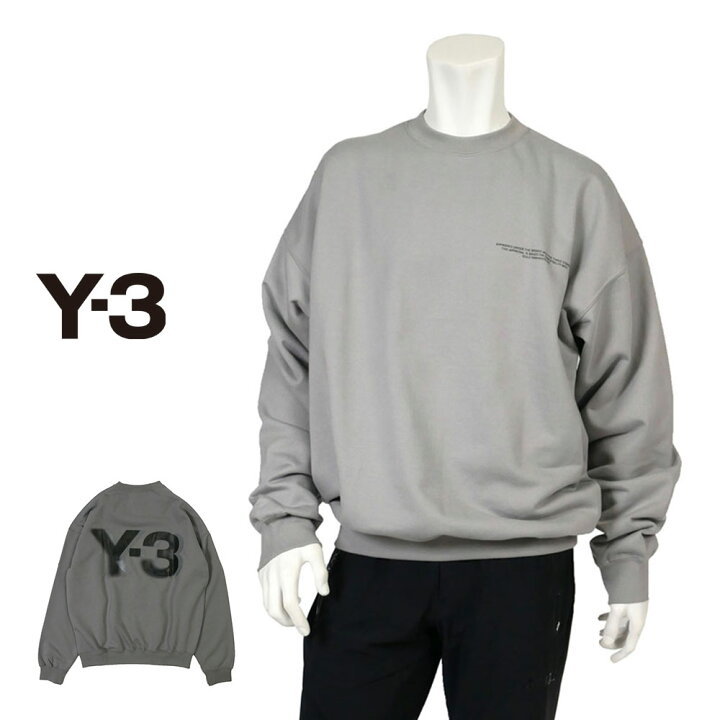楽天市場】【20%OFFセール】Y-3 ワイスリー メンズ ロゴ クルーネック  