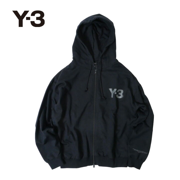 楽天市場】Y-3 ワイスリー メンズ LOGO ZIP HODDIE ロゴ ジップアップ 