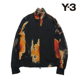 Y-3 ワイスリー ジャージ ジャケット ブラック M AOP TRACK TOP 3STRIP ka9622 S M bk+mlt