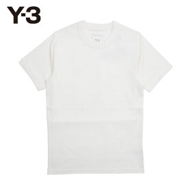 Y-3 ワイスリー メンズ Tシャツ 半袖 クルーネック 無地 綿100% コットン 白 kx3754