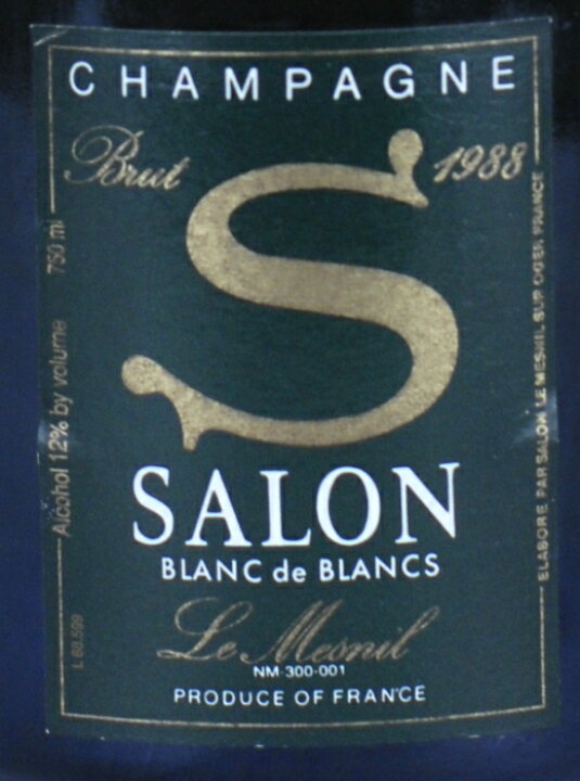 楽天市場】サロン 1988 750ml 白 スパークリング シャンパーニュ SALON 