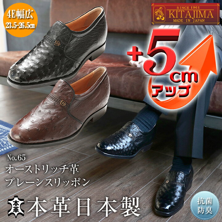 楽天市場】オーストリッチ 本革 革靴 最高級 シークレットシューズ 