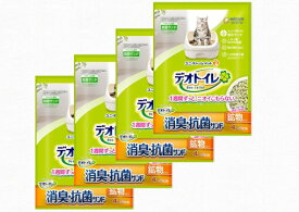 デオトイレ飛び散らない消臭抗菌サンド4L【4袋セット】