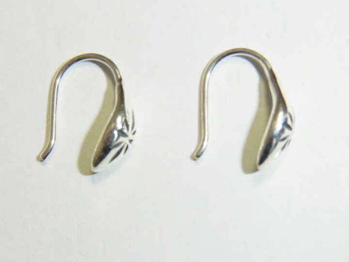 楽天市場】シルバー ティアドロップ スター ピアス SILVER925 たて15mm 
