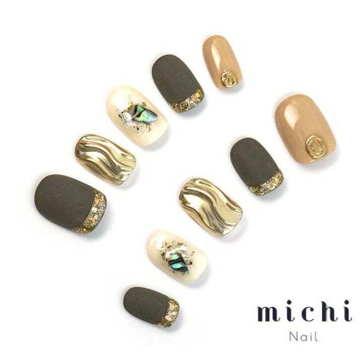 楽天市場 マットカーキ ベージュのリュクスネイル Michinail ネイルチップ ミチネイル ネイル つけ爪 ハンドメイドネイル ショートネイル ニュアンスネイル ブライダルネイル 成人式ネイル オリジナルtシャツのup T