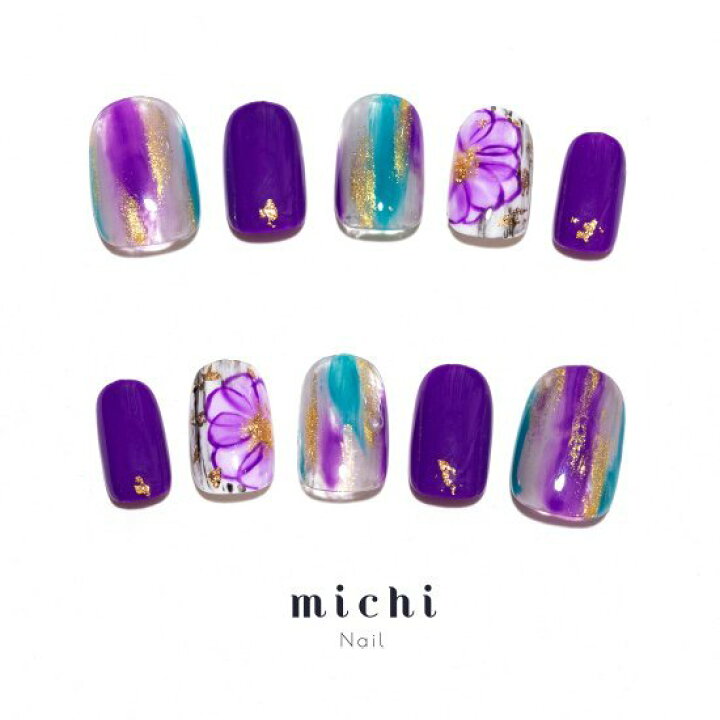 楽天市場 深紫の和モダンネイル Michinail ネイルチップ ミチネイル ネイル つけ爪 ハンドメイドネイル ショートネイル ニュアンスネイル ブライダルネイル 成人式ネイル オリジナルtシャツのup T