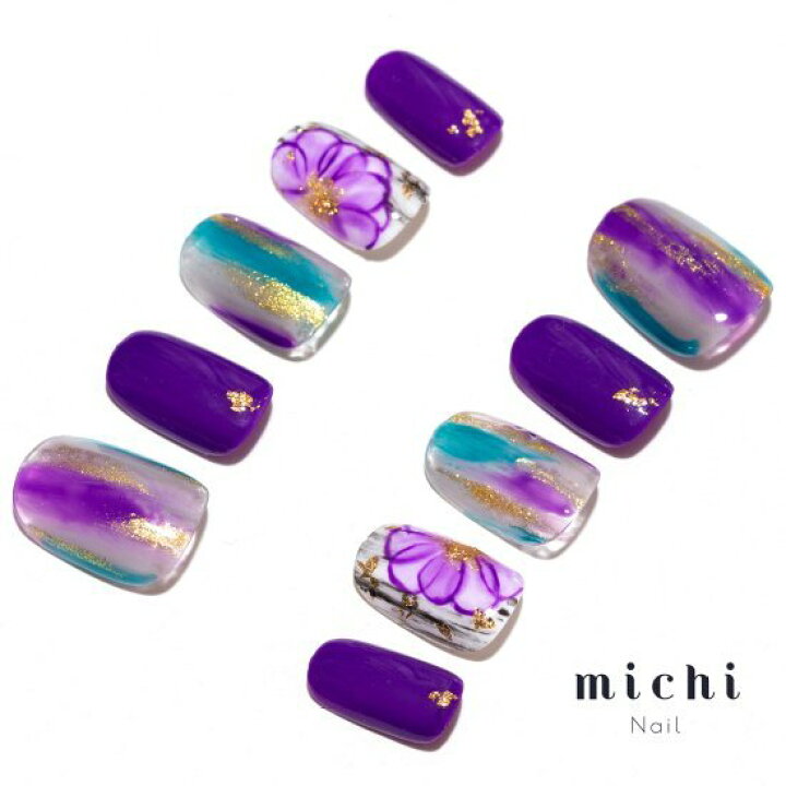 楽天市場 深紫の和モダンネイル Michinail ネイルチップ ミチネイル ネイル つけ爪 ハンドメイドネイル ショートネイル ニュアンスネイル ブライダルネイル 成人式ネイル オリジナルtシャツのup T