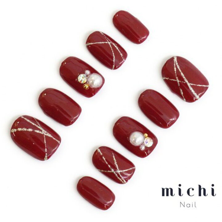 楽天市場 スタイリッシュネイル ボルドー Michinail ネイルチップ ミチネイル ネイル つけ爪 ハンドメイドネイル ショートネイル ニュアンス ネイル ブライダルネイル 成人式ネイル オリジナルtシャツのup T