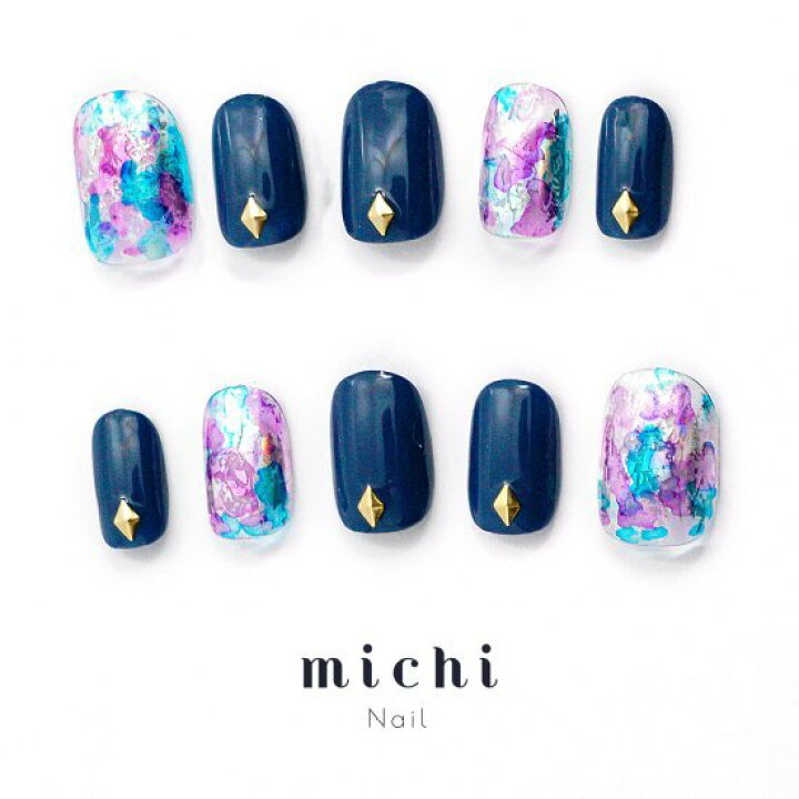 楽天市場 落ち着きネイビーとクリアなマーブルネイル Michinail ネイルチップ ミチネイル ネイル つけ爪 ハンドメイドネイル ショートネイル ニュアンスネイル ブライダルネイル 成人式ネイル オリジナルtシャツのup T