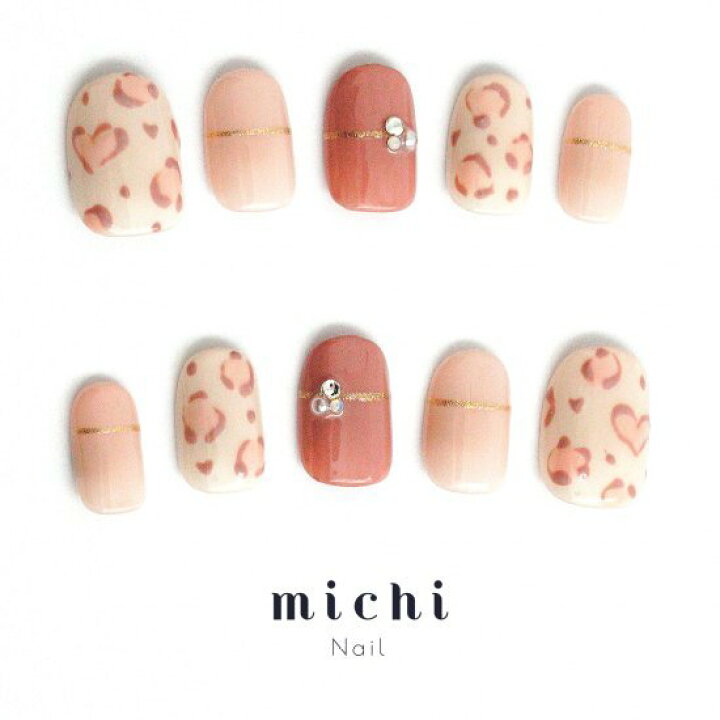 楽天市場 ベージュヒョウ柄ネイル Michinail ネイルチップ ミチネイル ネイル つけ爪 ハンドメイドネイル ショートネイル ニュアンスネイル ブライダルネイル 成人式ネイル オリジナルtシャツのup T