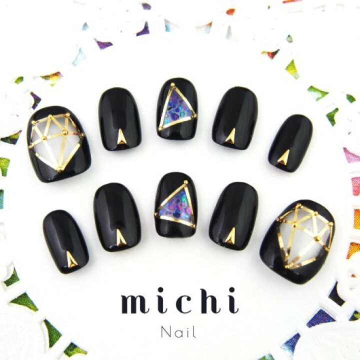 楽天市場 ダイヤ クリアブラックネイル Michinail ネイルチップ ミチネイル ネイル つけ爪 ハンドメイドネイル ショートネイル ニュアンス ネイル ブライダルネイル 成人式ネイル オリジナルtシャツのup T