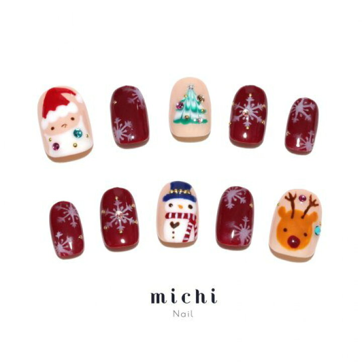 楽天市場 赤ワインとクリスマスネイル Michinail ネイルチップ ミチネイル ネイル つけ爪 ハンドメイドネイル ショートネイル ニュアンスネイル ブライダルネイル 成人式ネイル オリジナルtシャツのup T
