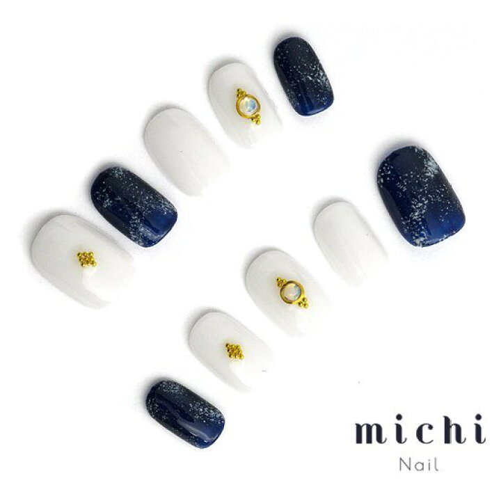 楽天市場 大人ネイビークリアホワイトネイル Michinail ネイルチップ ミチネイル ネイル つけ爪 ハンドメイドネイル ショートネイル ニュアンス ネイル ブライダルネイル 成人式ネイル オリジナルtシャツのup T