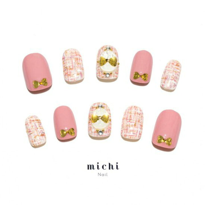 楽天市場 ピンクツイードのブローチネイル Michinail ネイルチップ ミチネイル ネイル つけ爪 ハンドメイドネイル ショートネイル ニュアンス ネイル ブライダルネイル 成人式ネイル オリジナルtシャツのup T