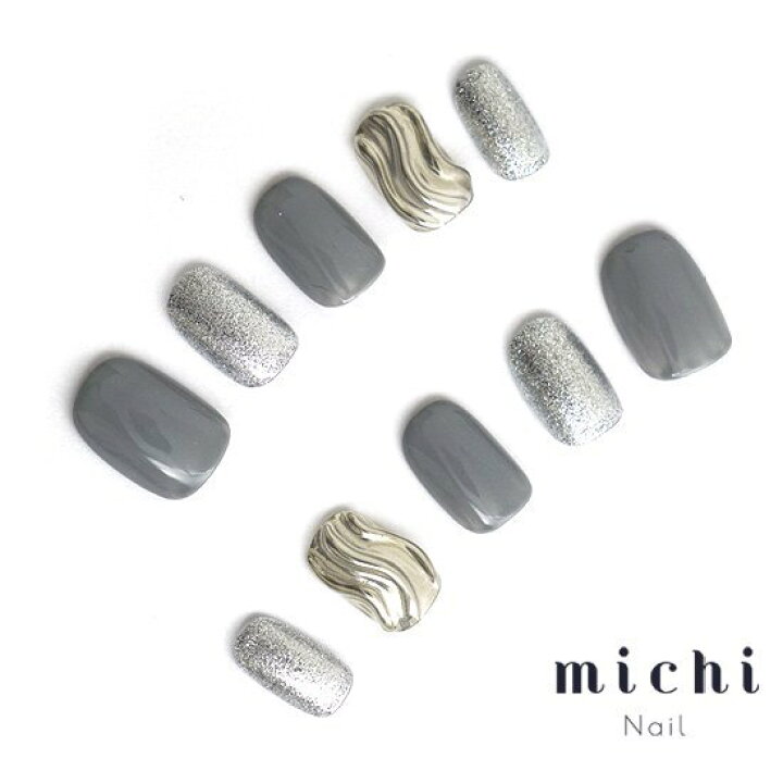 楽天市場 キレイめ うねうねミラーネイル Michinail ネイルチップ ミチネイル ネイル つけ爪 ハンドメイドネイル ショートネイル ニュアンス ネイル ブライダルネイル 成人式ネイル オリジナルtシャツのup T