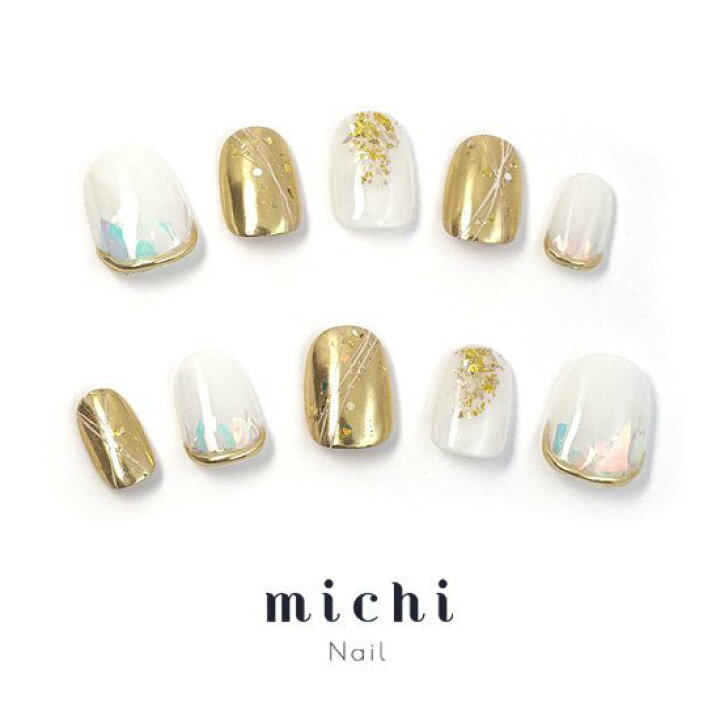 楽天市場 ホワイトゴールドのオーロラネイル Michinail ネイルチップ ミチネイル ネイル つけ爪 ハンドメイドネイル ショートネイル ニュアンス ネイル ブライダルネイル 成人式ネイル オリジナルtシャツのup T