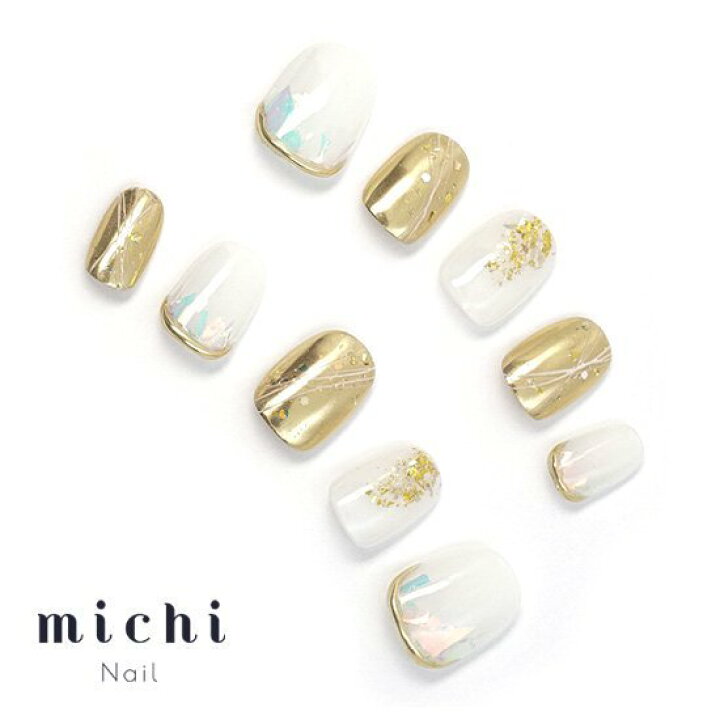 楽天市場 ホワイトゴールドのオーロラネイル Michinail ネイルチップ ミチネイル ネイル つけ爪 ハンドメイドネイル ショートネイル ニュアンス ネイル ブライダルネイル 成人式ネイル オリジナルtシャツのup T