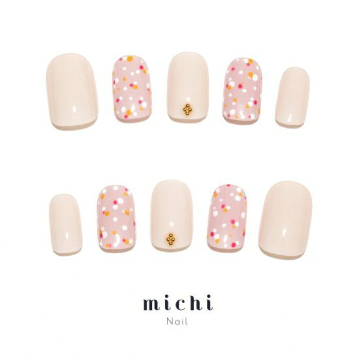 楽天市場】ニュアンスドット柄ネイル michinail ネイルチップ  