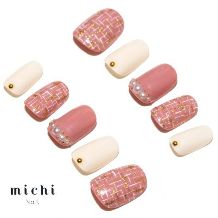 楽天市場 くすみピンクのツイードネイル Michinail ネイルチップ ミチネイル ネイル つけ爪 ハンドメイドネイル ショートネイル ニュアンス ネイル ブライダルネイル 成人式ネイル オリジナルtシャツのup T