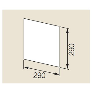 リンナイ 浴室テレビ専用オプション【DSP-701】浴室テレビ取替用化粧プレート(24-6198)【DSP701】 給湯器