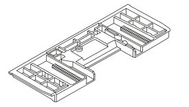 INAX LIXIL シャワートイレ用付属部品 工具 本体取付プレート【KA22-105A】