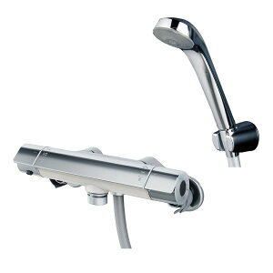 ハウステック 【UR18-PT0857】 壁付サーモ水栓 メタル (寒冷地用) eシャワーNfセット バスルーム 水栓関連