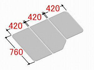 INAX/CibNX/LIXIL/NV@܂蕔i@gt^[YFK-1380C(2)]@t^@FA:760MMAB:420MMAC590MM@3g݁@@yYFK-1380C-2z