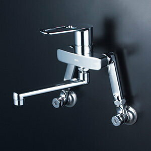 KVK 【MSK110KELT】 シングルレバー式混合栓 延長ソケット150mm キッチン用水栓 > 壁付シングルレバー【NP後払いOK】