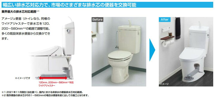 楽天市場】INAX LIXIL・リクシル アメージュ便器 便器【BC-Z30H 