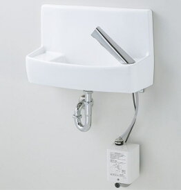 INAX LIXIL・リクシル 【L-A74TM2D】手洗器 壁付手洗器 自動水栓（アクエナジー） 泡沫式 水石けん入れ付タイプ ハイパーキラミック 床給水壁排水 BW1 ピュアホワイト