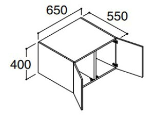 INAX LIXILENV yRAU-656C ~hO[hz Abp[Lrlbg Ԍ 650mm ~hO[h ʉώ  NBs560^Cv